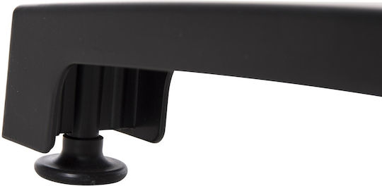 HomeMarkt Klappbarer Aluminium Tischständer Schwarz 69x69x73cm