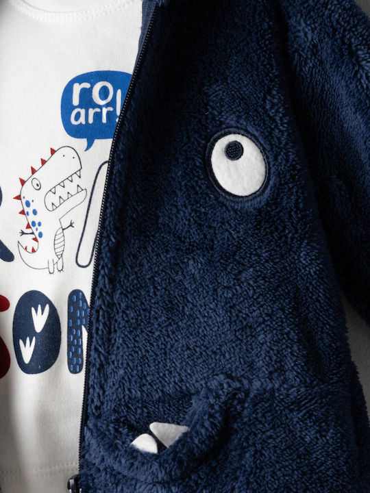 Kids Set with Pants Winter 3 Pieces Blue
