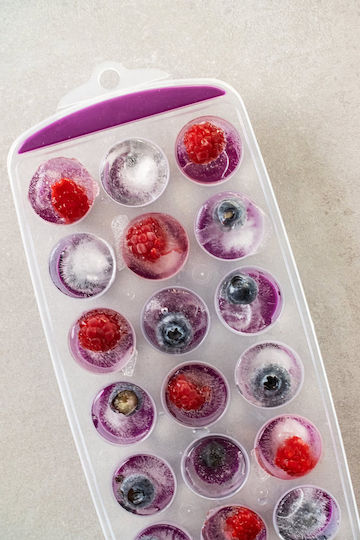 Kitchen Craft Παγοθήκη Κύβος από Σιλικόνη 21 Θέσεων Μωβ 35.00370