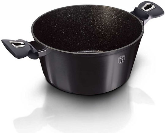 Berlinger Haus Metallic Line Σετ Μαγειρικά Σκεύη από Αλουμίνιο Carbon Pro με Επίστρωση από Πέτρα 5 τεμαχιών