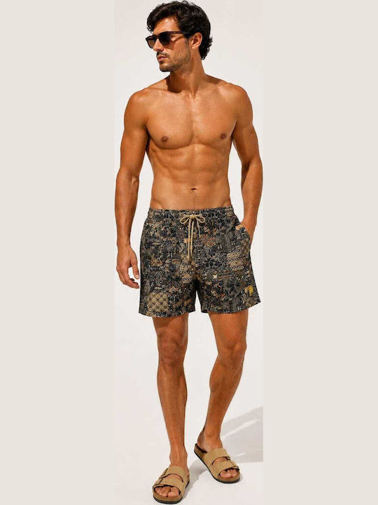 Herren-Bademode Kurze Hosen Camel