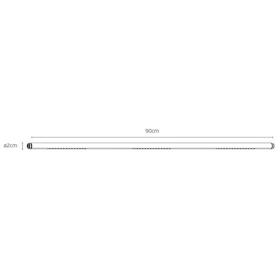 VK Lighting LED Γραμμικό Φωτιστικό Οροφής 15W Θερμό Λευκό IP20