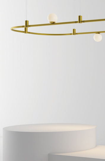 VK Lighting LED Γραμμικό Φωτιστικό Οροφής 7W Θερμό Λευκό IP20
