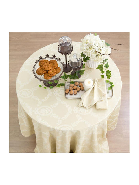 Borea Tablecloth Cotton Set 9pcs Velonaki Ariadni Gray 140x180cm (Various Colors)