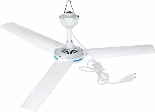 DictroLux Ανεμιστήρας Οροφής 90cm Λευκός