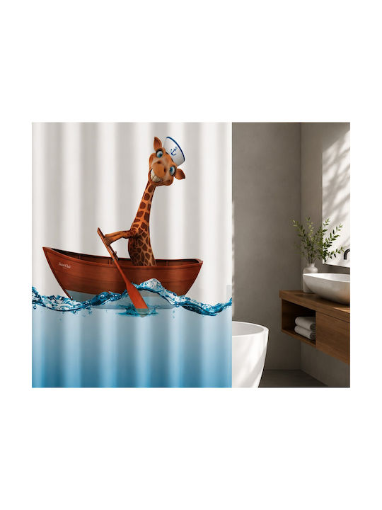 Saint Clair Baby Kids Des 304 Κουρτίνα Μπάνιου 180x200 cm Πολύχρωμη