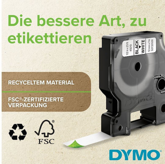 Dymo Αυτοκόλλητες Ετικέτες σε Ρολό για Εκτυπωτή Ετικετών 32x57mm 6τμχ