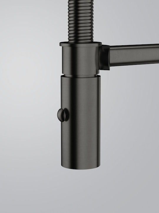 Franke Mythos Pescara Semi Pro Kitchen Faucet Counter Flexible Grey