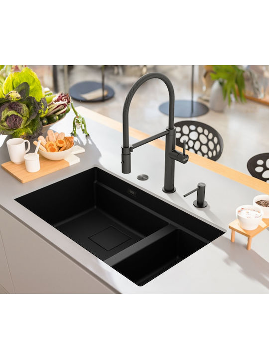 Franke Mythos Pescara Semi Pro Kitchen Faucet Counter Flexible Grey