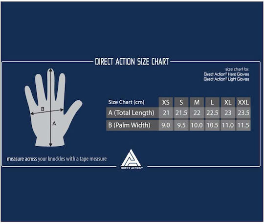 Direct Action Hard Safety Gloves Brown Leather/Synthetic Leather