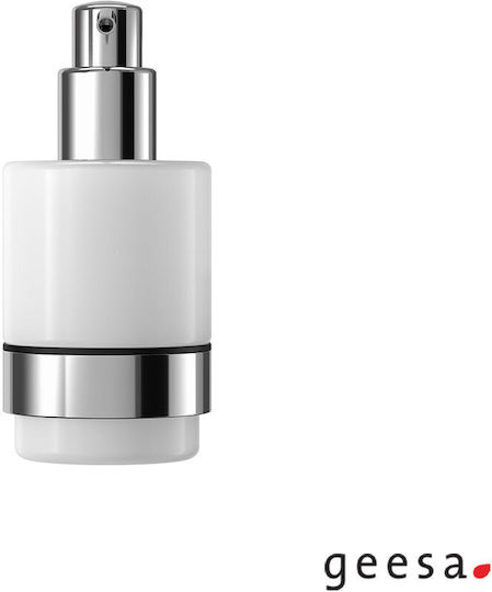Geesa Επιτοίχιο Dispenser από Ανοξείδωτο Ατσάλι Ασημί 200ml