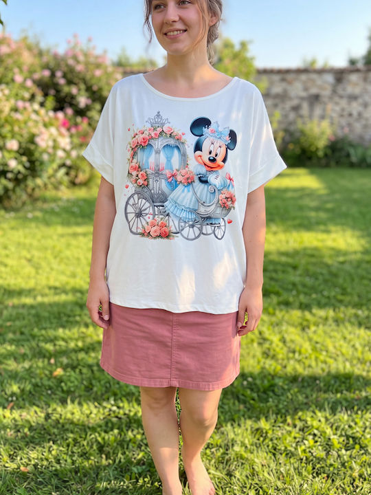 Γυναικείο T-shirt Λευκό