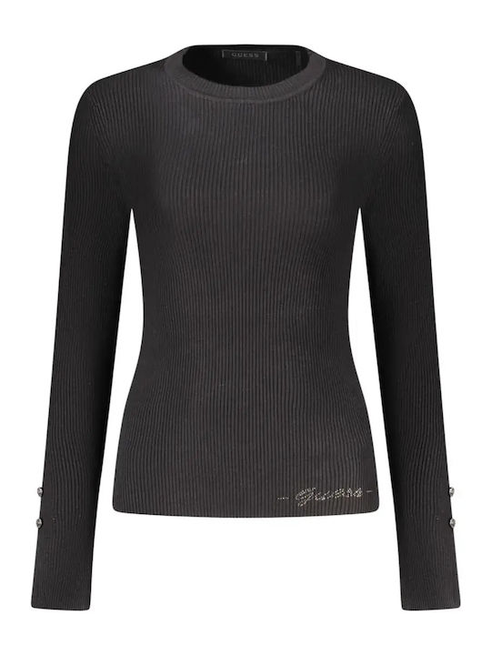 Damen Langärmeliges Schwarzes Pullover