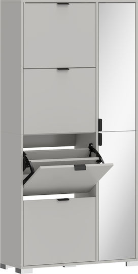 Metallisch Grau 82x30x168 cm Metallisch Grau 82x30x168 cm