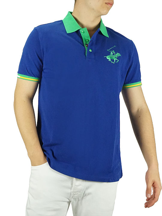 Polo Short Sleeve Blue Blouse