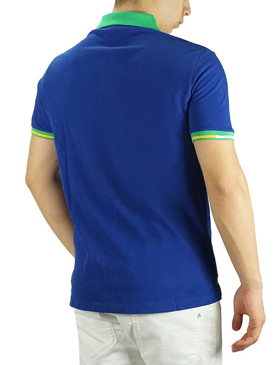 Polo Short Sleeve Blue Blouse