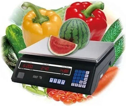 Digitale Elektronische Handelswaage Präzision mit 40kg Maximalgewicht und 5gr Messgenauigkeit