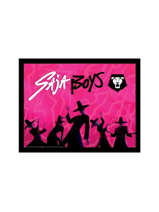 K-pop Demon Hunters Saja Boys Idol Poster Rahmen 31x41cm