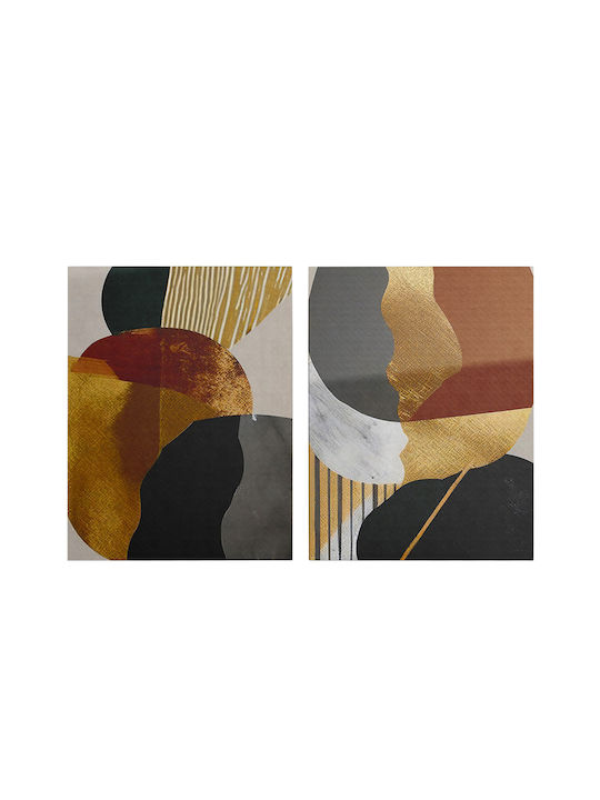 HomeMarkt Series Gobi Twofold Painting on Canvas 50x70cm