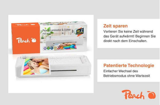 Peach Desktop Laminator for A4 with Cutter