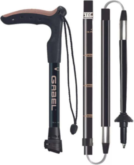 Gabel Compact Trekking Pole 1 Unit Black