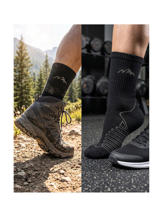 Ampo Socks Schwarze Socken Ampo Socks Schwarze Socken