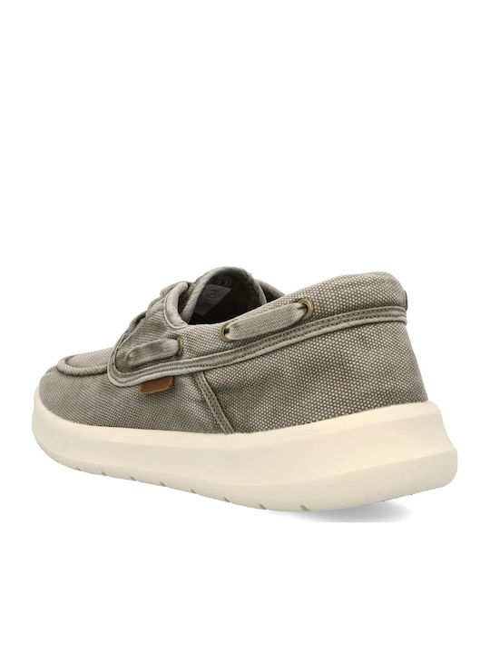 Men's Loafers in Green Colour