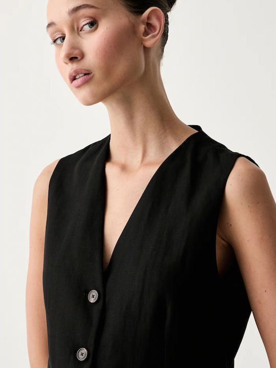 Black Women's Vest