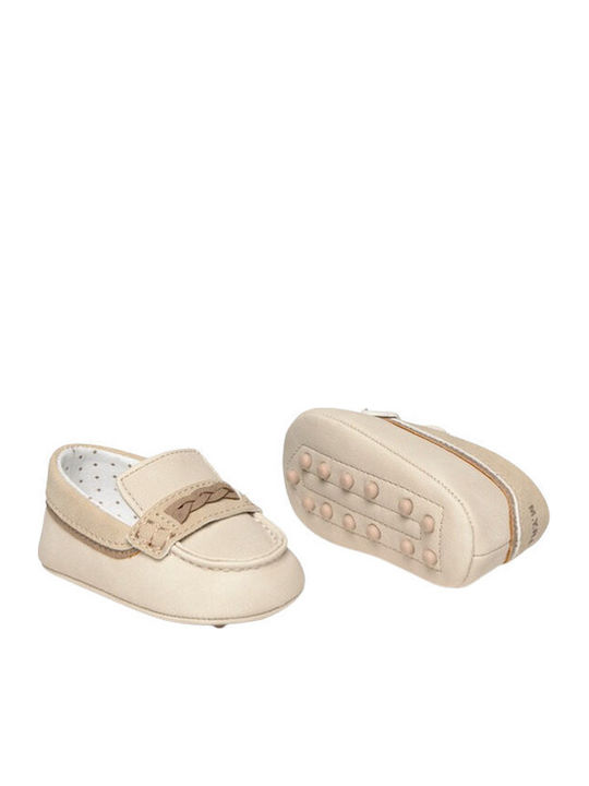 Mayoral Baby Soft-Sole Moccasins Beige