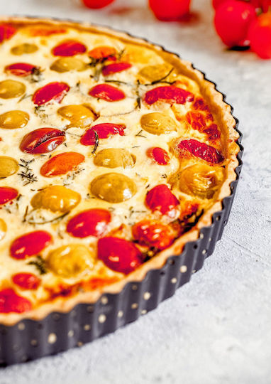 Kitchen Craft Quiche Τρυπητό Ταψί Αλουμινίου με Αντικολλητική Επίστρωση 30cm