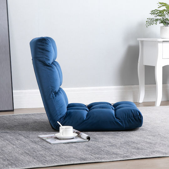Multifunctional Bean Bag Chair Blue 55x71x53.5cm