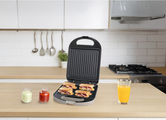 Vivax Sandwich Maker for 4 Toasts 1500W Beige