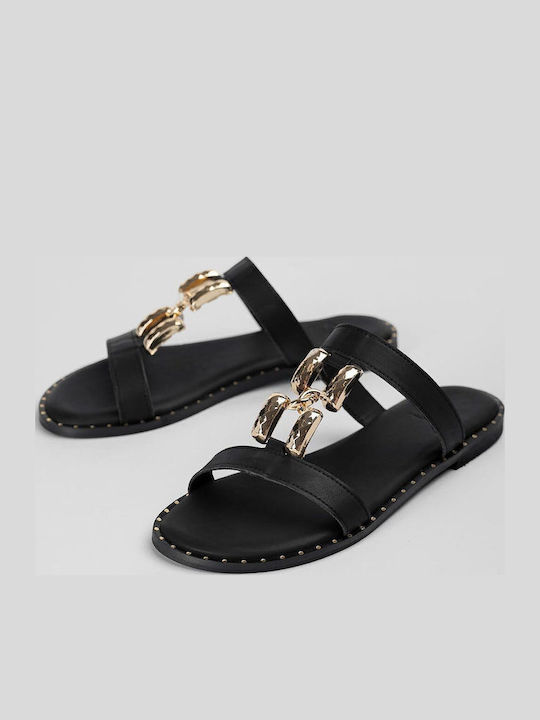 Women's Flat Sandals Black