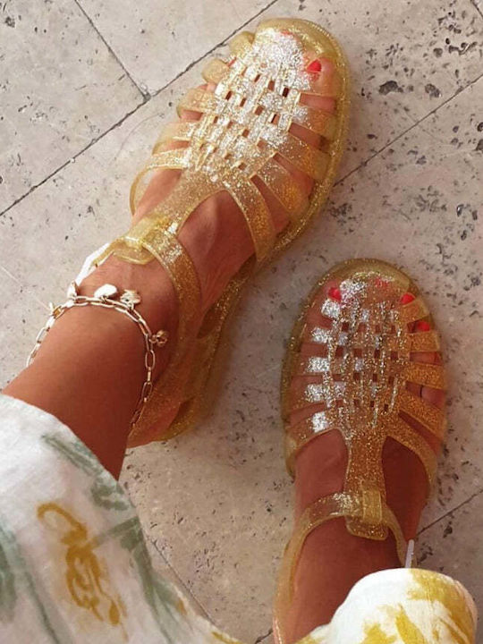 Kids Beach Shoes Gold