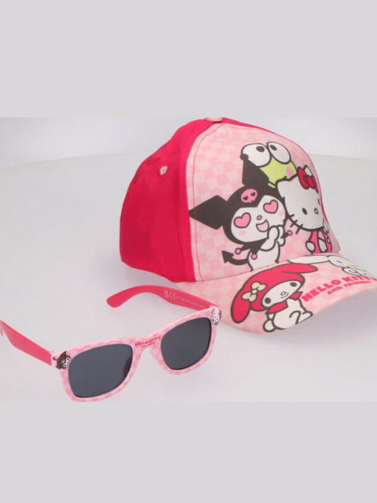 Hello Kitty Παιδικό Καπέλο Jockey Αντηλιακό Ροζ Hello Kitty Παιδικό Καπέλο Jockey Αντηλιακό Ροζ