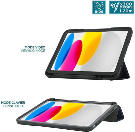Mobilis Flip Cover Durable with Keyboard Blue for Ipad 11" (2025) / Ipad 10.9" (2025)