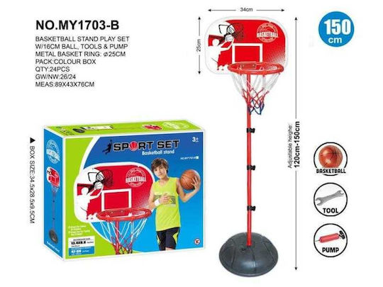 Kinder-Basketballkörbe Im Freien Mit Ständer Und Ball