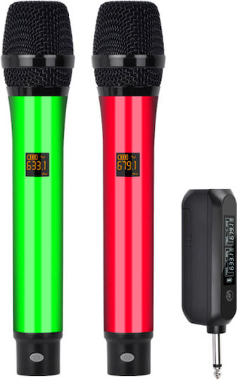 SPV Kabellose Karaoke-Mikrofone T484 SPV-T484-EDDEH Mehrfarbig