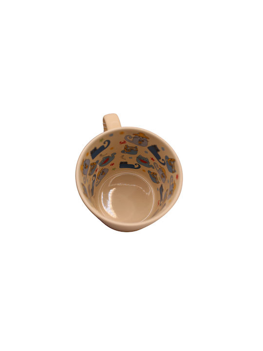 Cool Cats Ceramic Brown Mug
