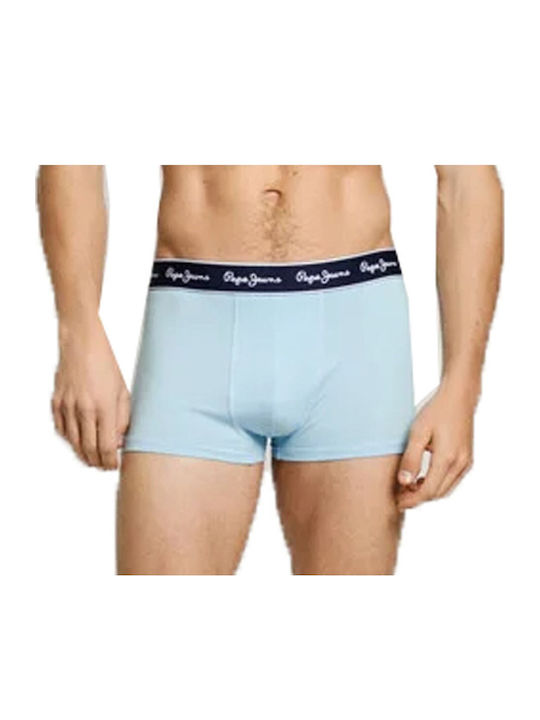 Pepe Jeans Boxers 3 Pack Light Blue Multicolour