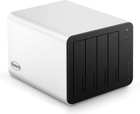 TerraMaster F4-425 Plus NAS Кула с 4 Докинг станции за HDD/M.2/SSD и 2 Ethernet порта