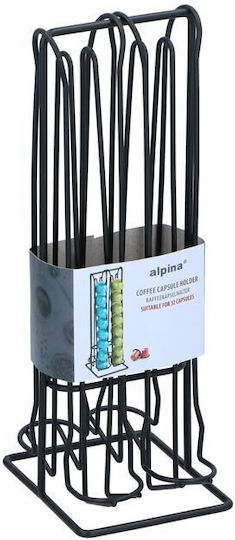 Alpina Metal Storage Stand for 32 Coffee Capsules 51107 Aria Trade