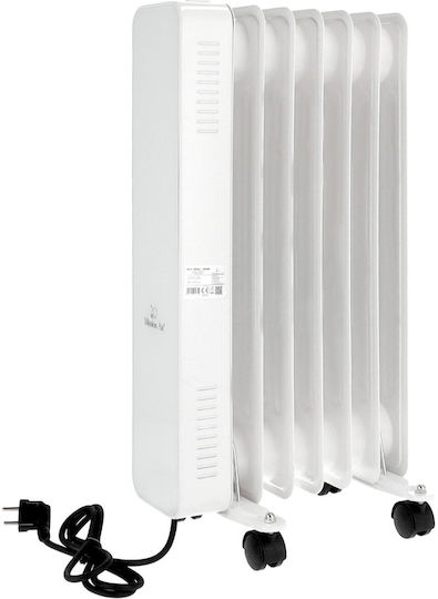 Mission Air Oil Filled Radiator with 6 Slices 1500W