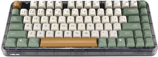 Asus Jelly75 KD201 Kabellose Tastatur Englisch (US) Orange Meadow