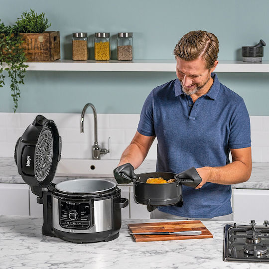 Ninja Foodi Мултикукър 1400W с Капацитет 6lt Черен