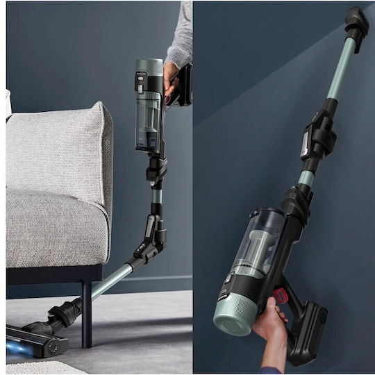 Rowenta X-force Flex 10.80 Акумулаторна Вертикална Прахосмукачка 18.5V Зелена