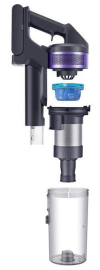 Samsung Jet 60 Turbo Vs15a6031r4 Aspirator Reîncărcabil 2 în 1 Stick și De Mână 21.6V Negru