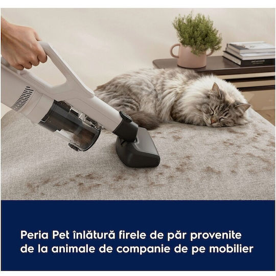 Electrolux Upright Επαναφορτιζόμενη Σκούπα Stick Λευκή
