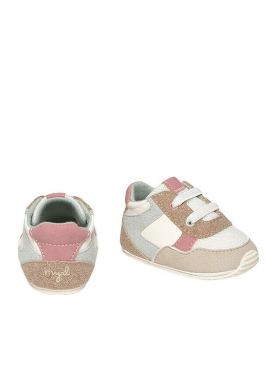 Mayoral Baby Soft-Sole Sneakers Beige