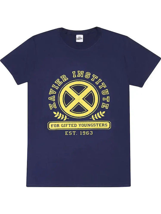 Μπλούζα X-men Marvel Comics Xavier Institude T-shirt Navy Xmn01992tsc